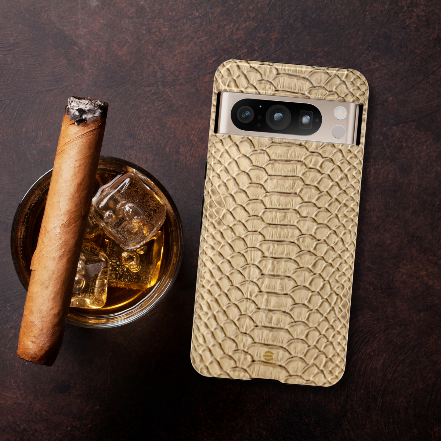 Funda para Google con diseño de piel de serpiente