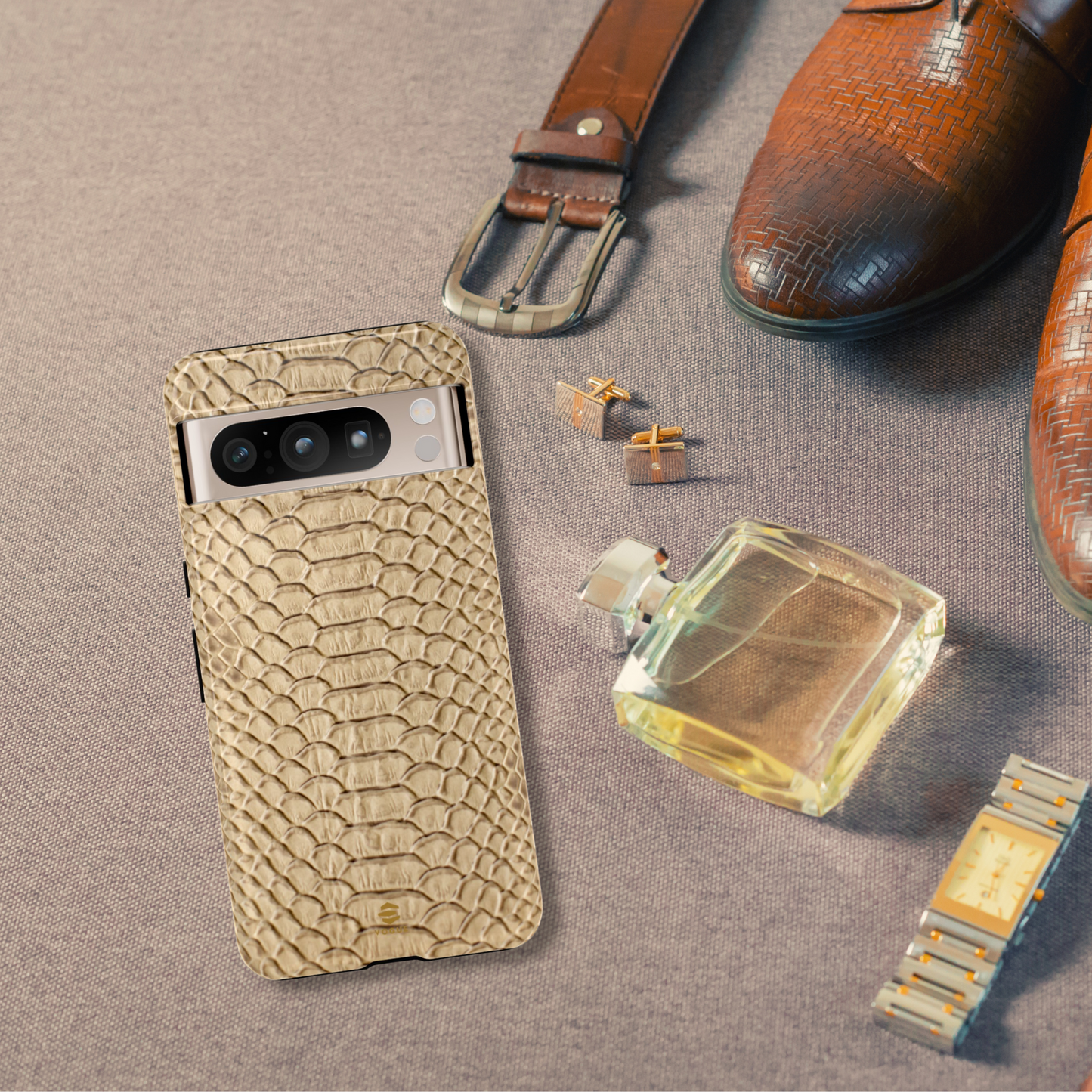 Funda para Google con diseño de piel de serpiente