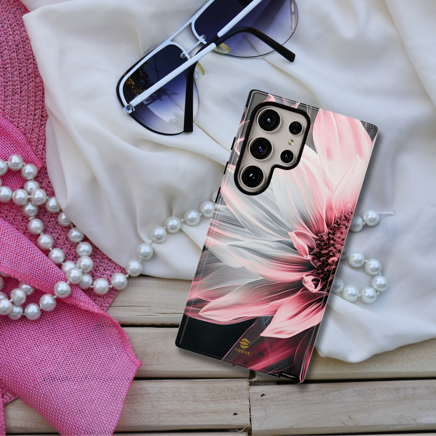 Pink Sunflower Samsung Tough Case