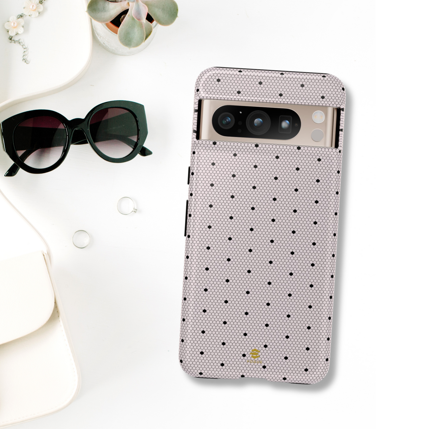 Blush Lace Allure Google Tough Case