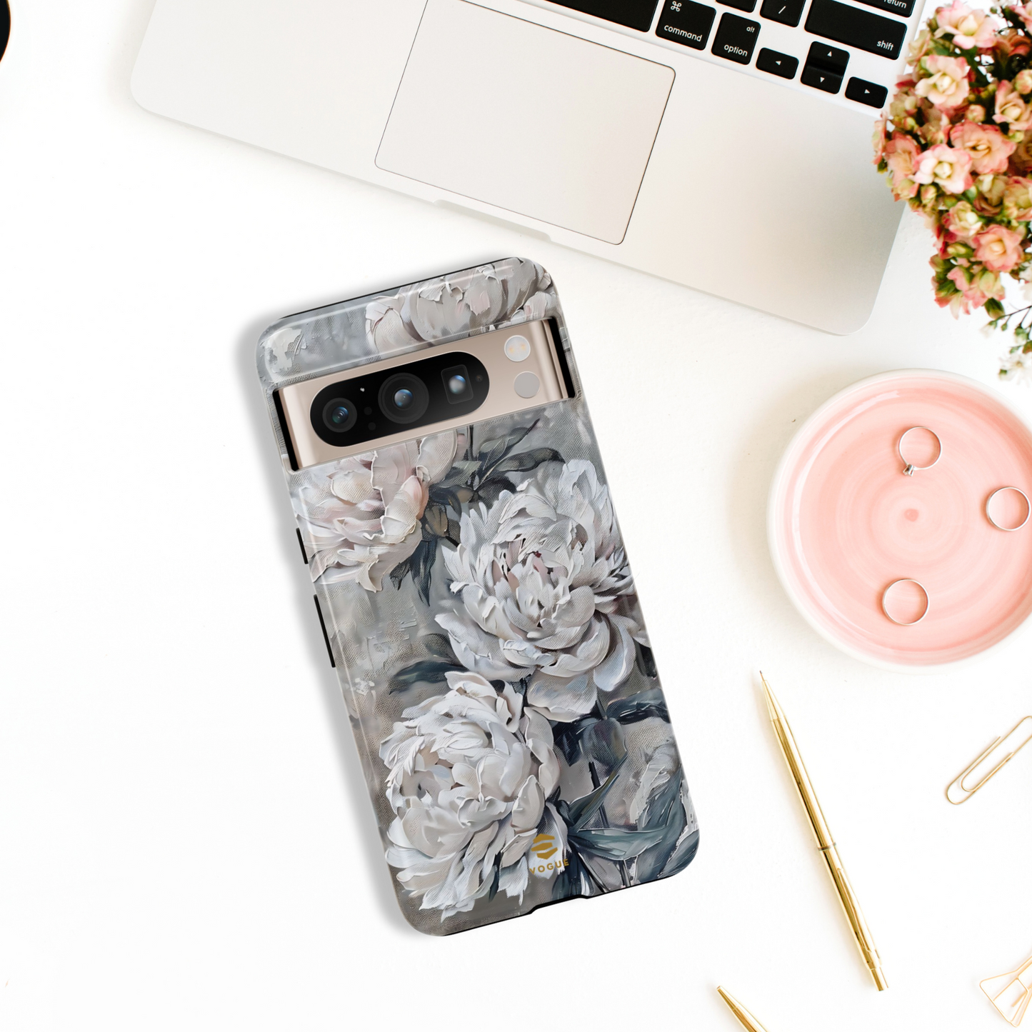 Peony Painting Google Pixel Case