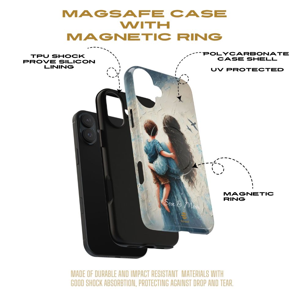 Custom Son & Mom Magsafe Phone Case