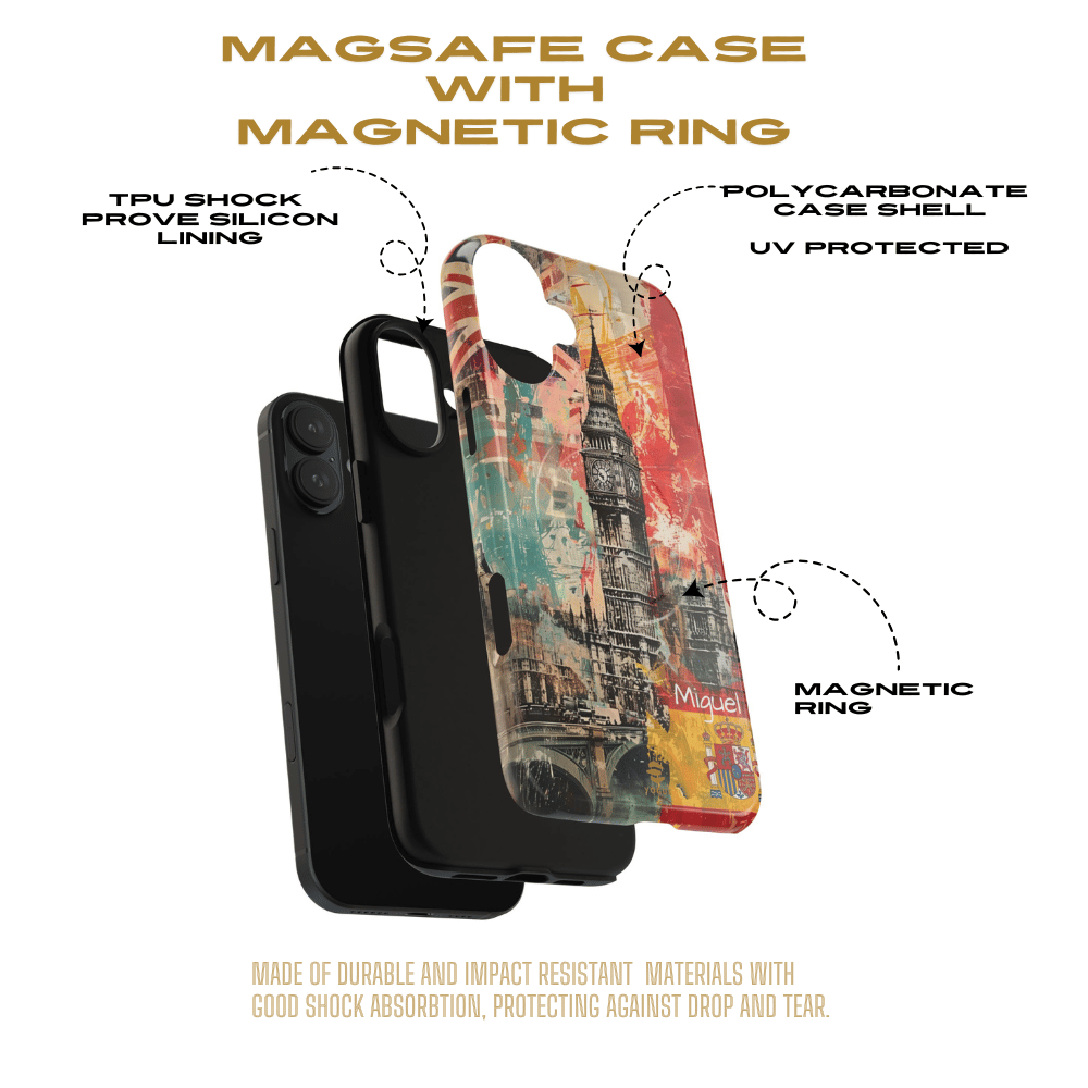 Custom Spanish in London MagSafe iPhone Case