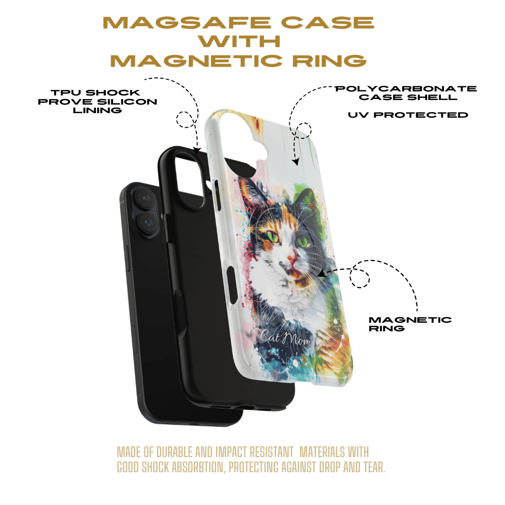 Custom Cat Mom MagSafe Case