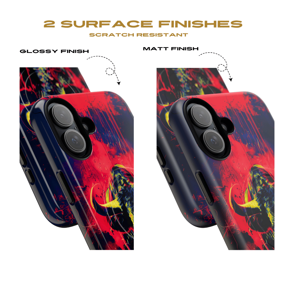 Bull Navy MagSafe iPhone Case