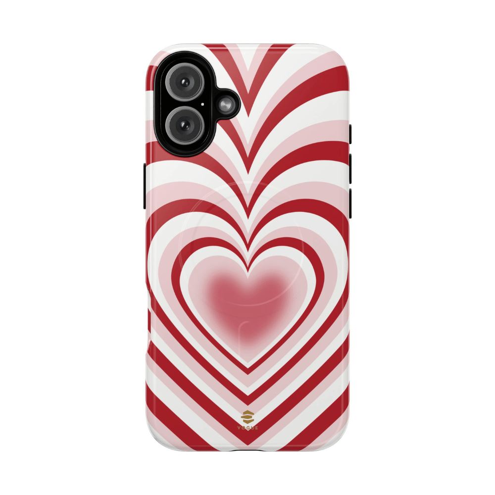 Red Hearts Design - Phone Case MagSafe, Love, Valentine's Day Gift for Her