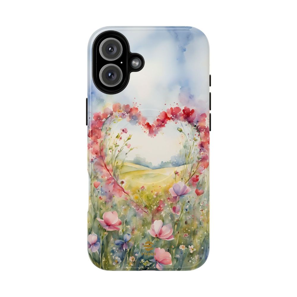 Flower Heart Magsafe Phone Case