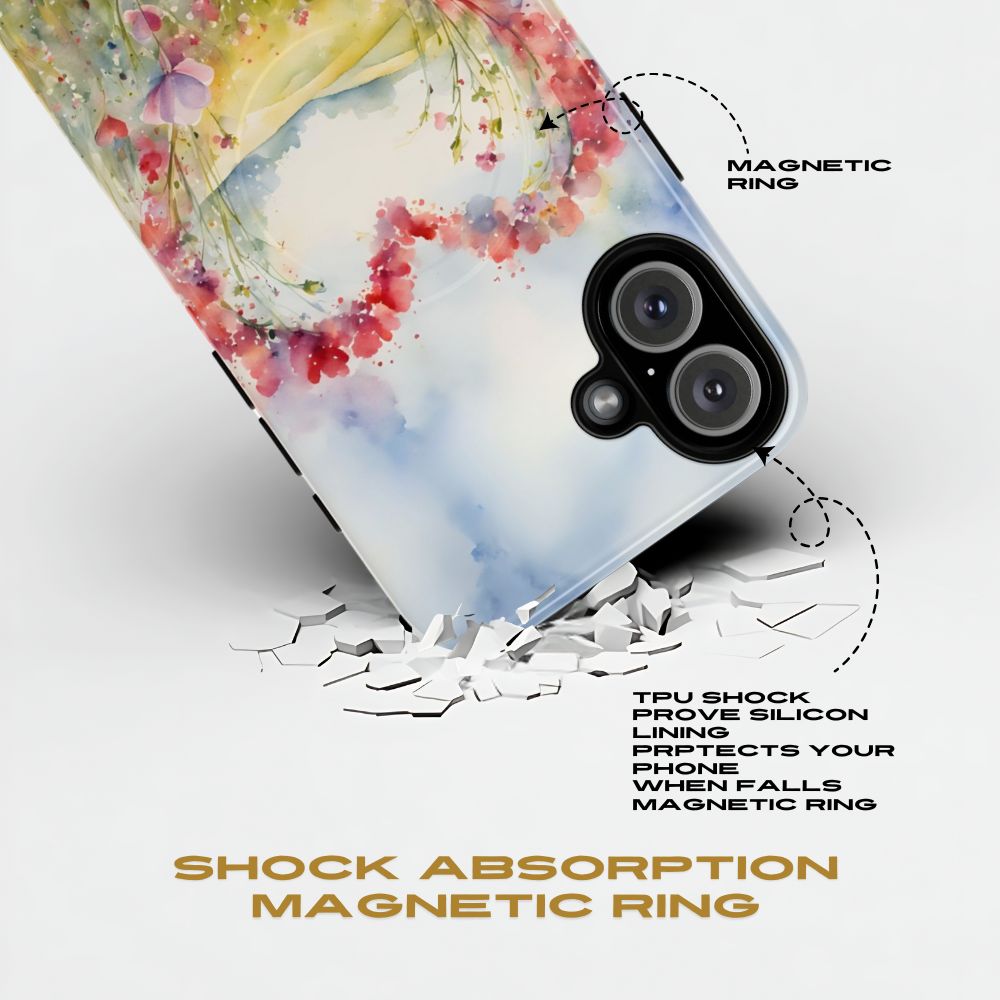 Flower Heart Magsafe Phone Case