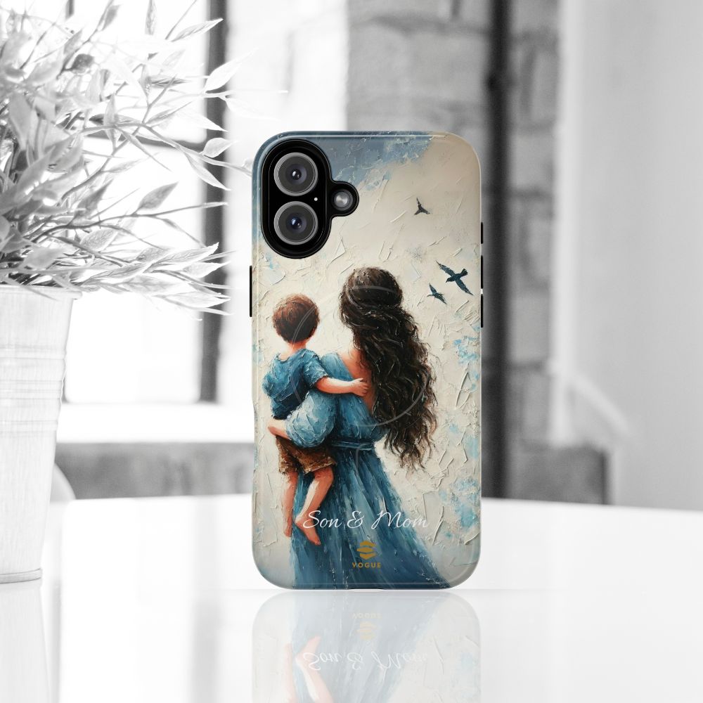 Custom Son & Mom Magsafe Phone Case