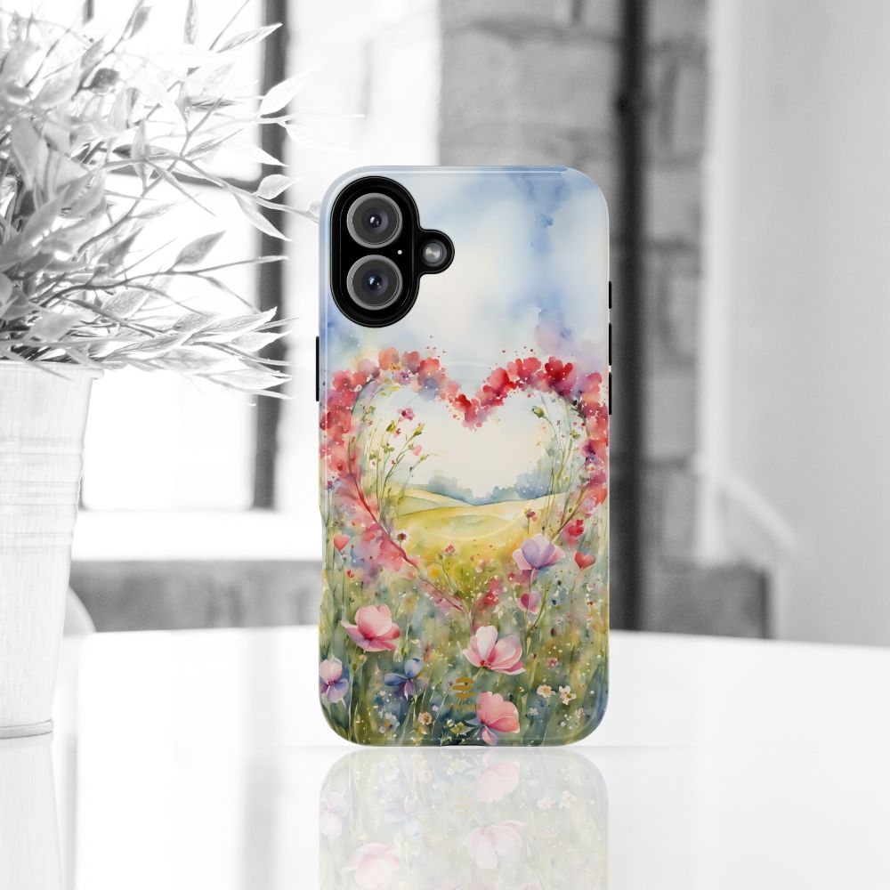 Flower Heart Magsafe Phone Case