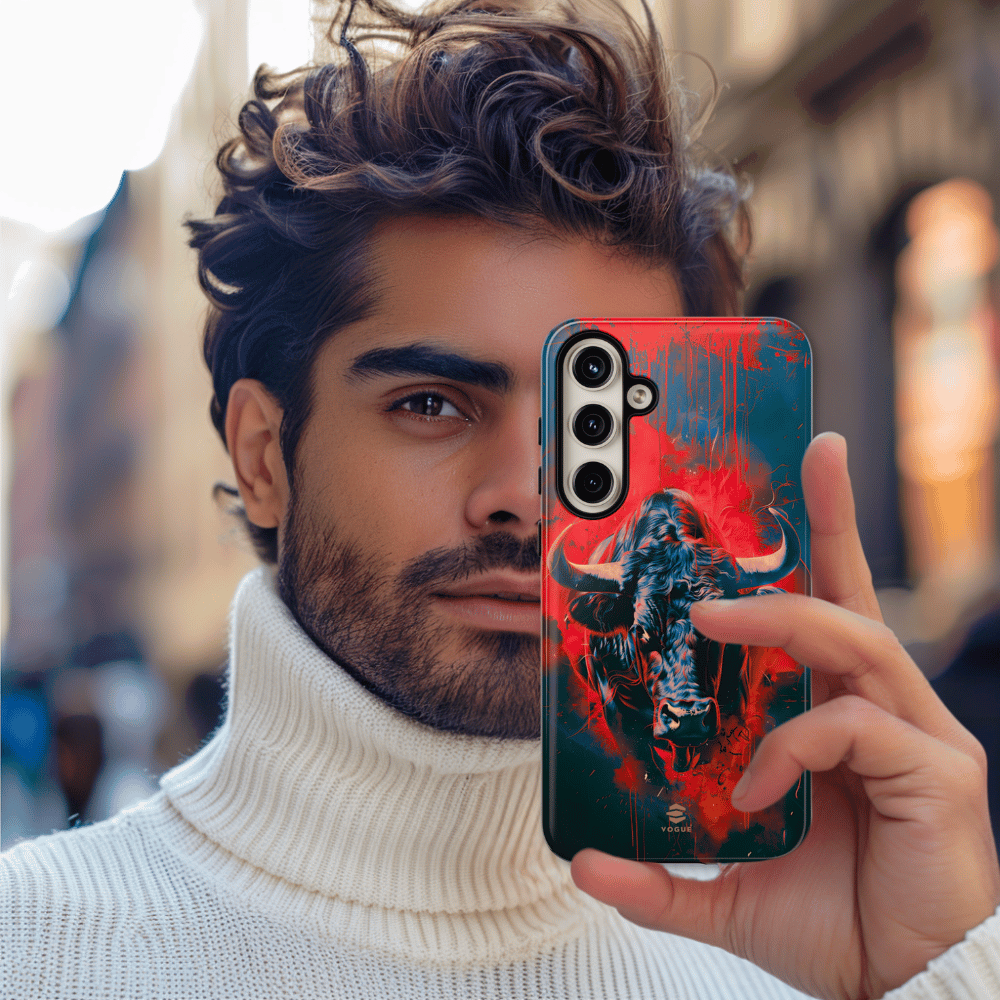 Bull Teal Samsung Galaxy phone case