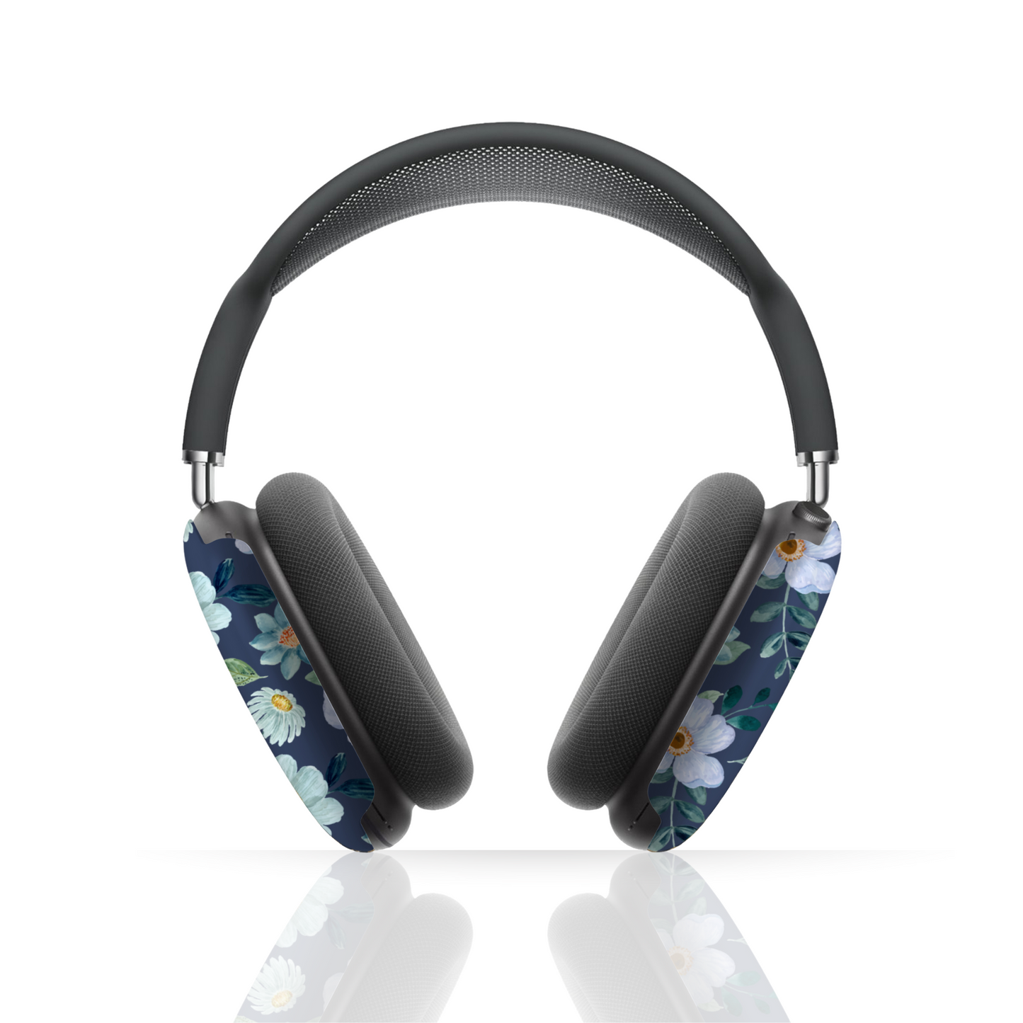 Fundas para AirPod Max con diseño de flores de medianoche