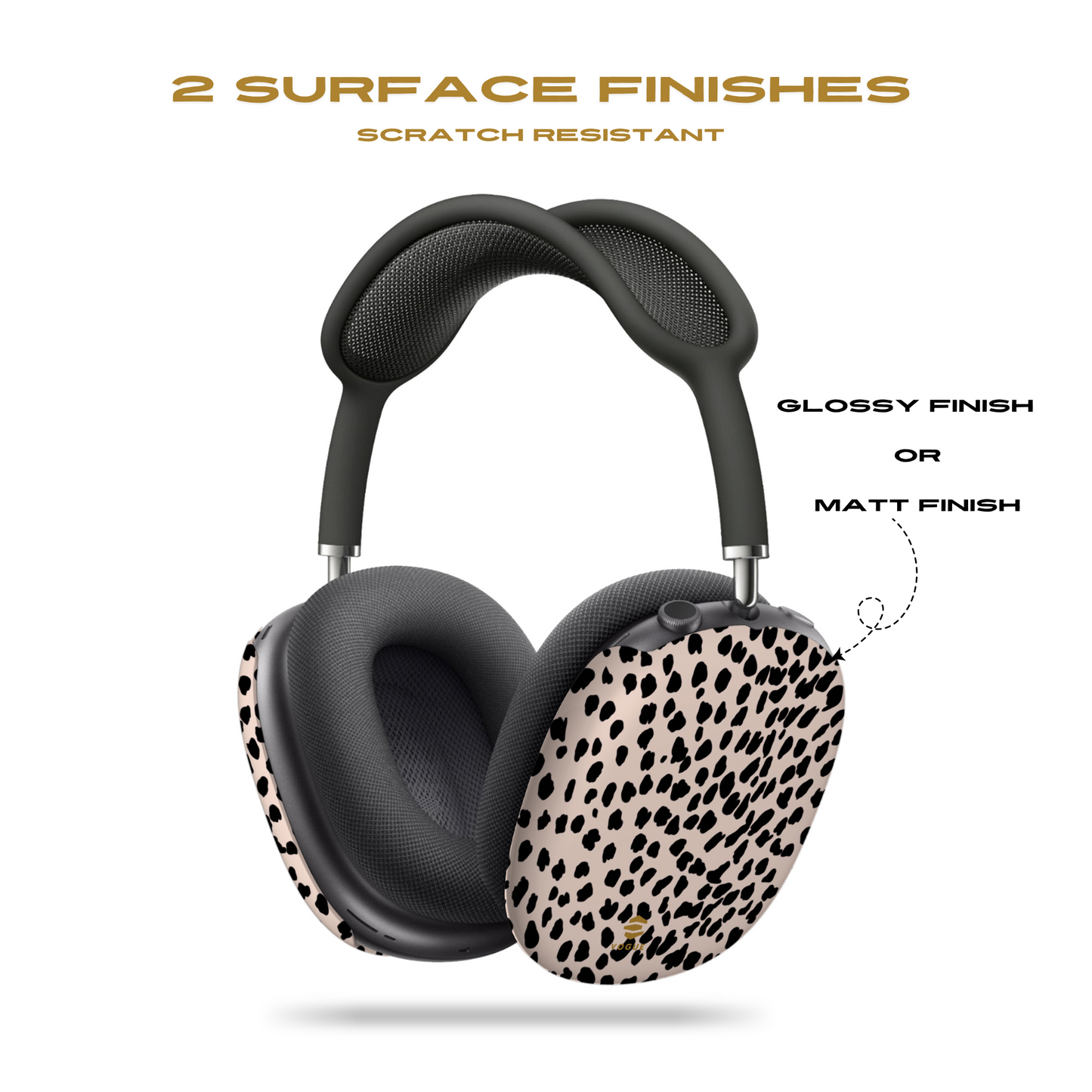 Fundas para AirPod Max con estampado animal nude