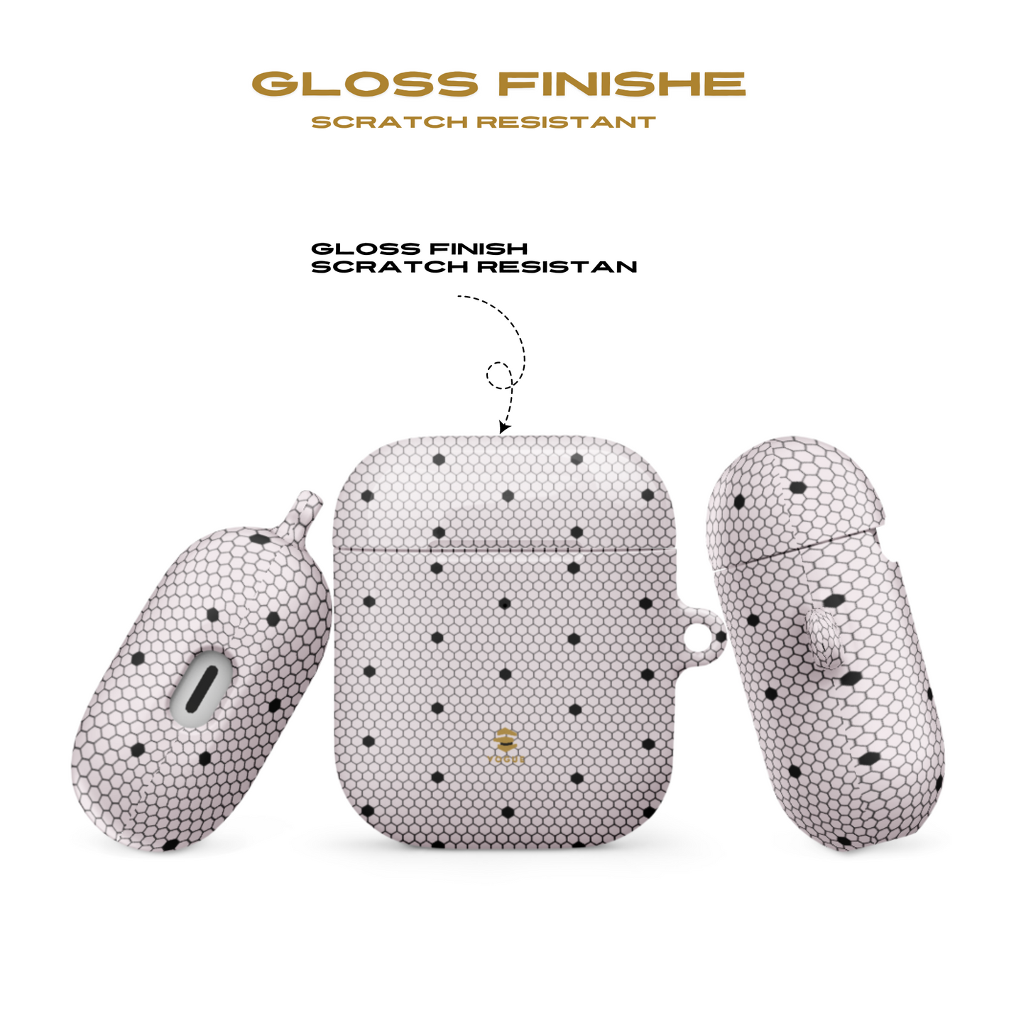 Blush Lace Allure AirPod Cases
