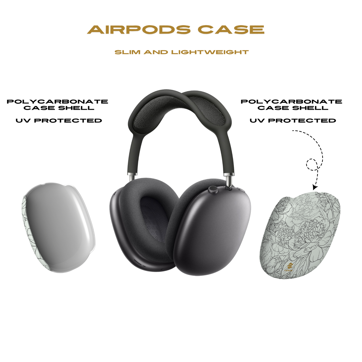 AirPod Max-Hüllen „Garden“ in Salbeigrün