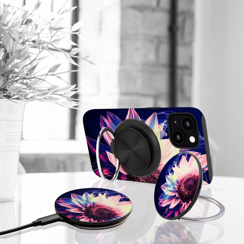 Vintage Sunflower Induction Charger