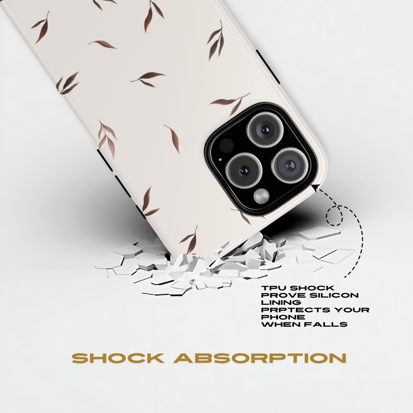 Beige Serenity iPhone Tough Case