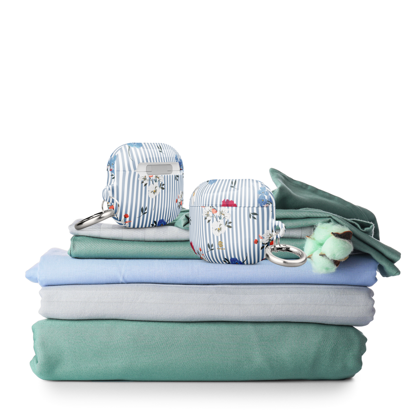 AirPod-Hüllen „Denim Bouquet“