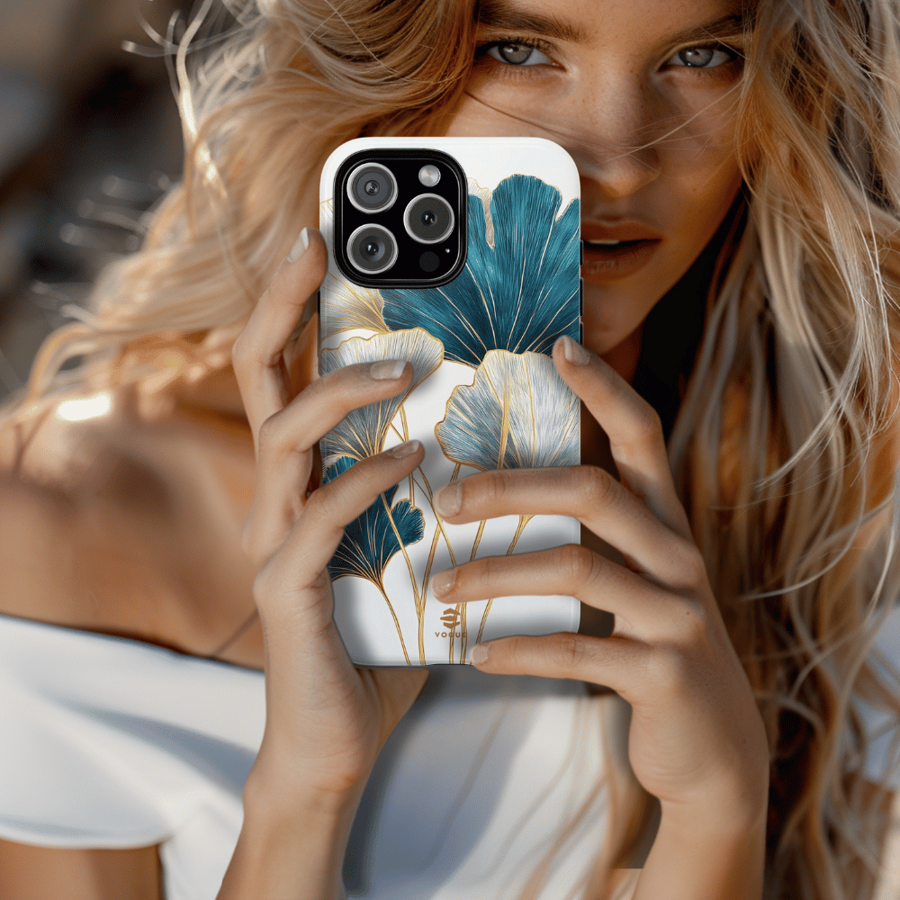Botanical Line Art Tough Phone Case iPhone