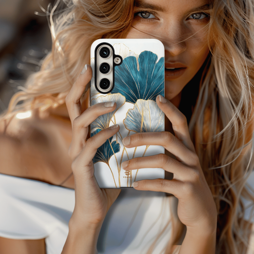 Botanical Line Art Tough Phone Case Samsung