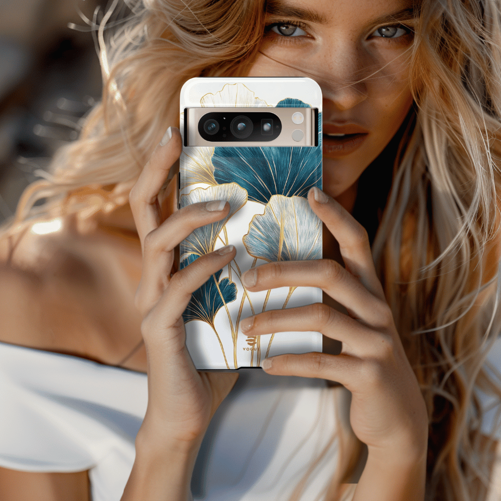 Botanical Line Art Tough Phone Case Google