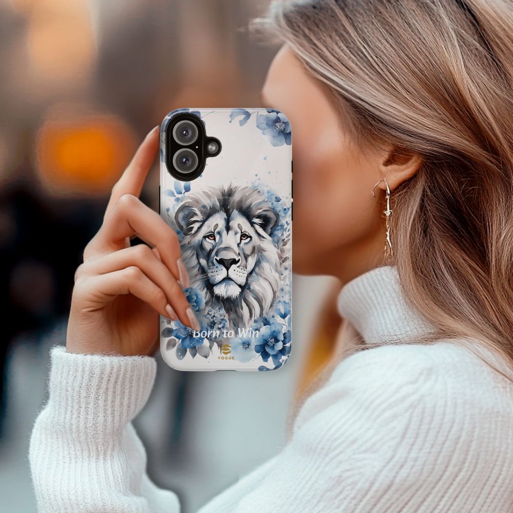 Lion Born to Win MagSafe Phone Case