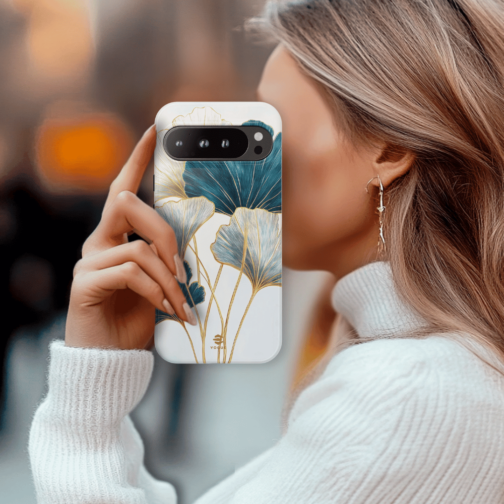 Botanical Line Art Tough Phone Case Google