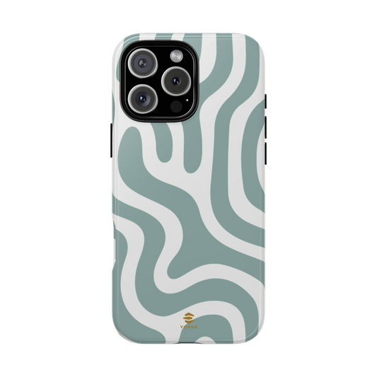 Crazy Abstract Lines iPhone Tough Case