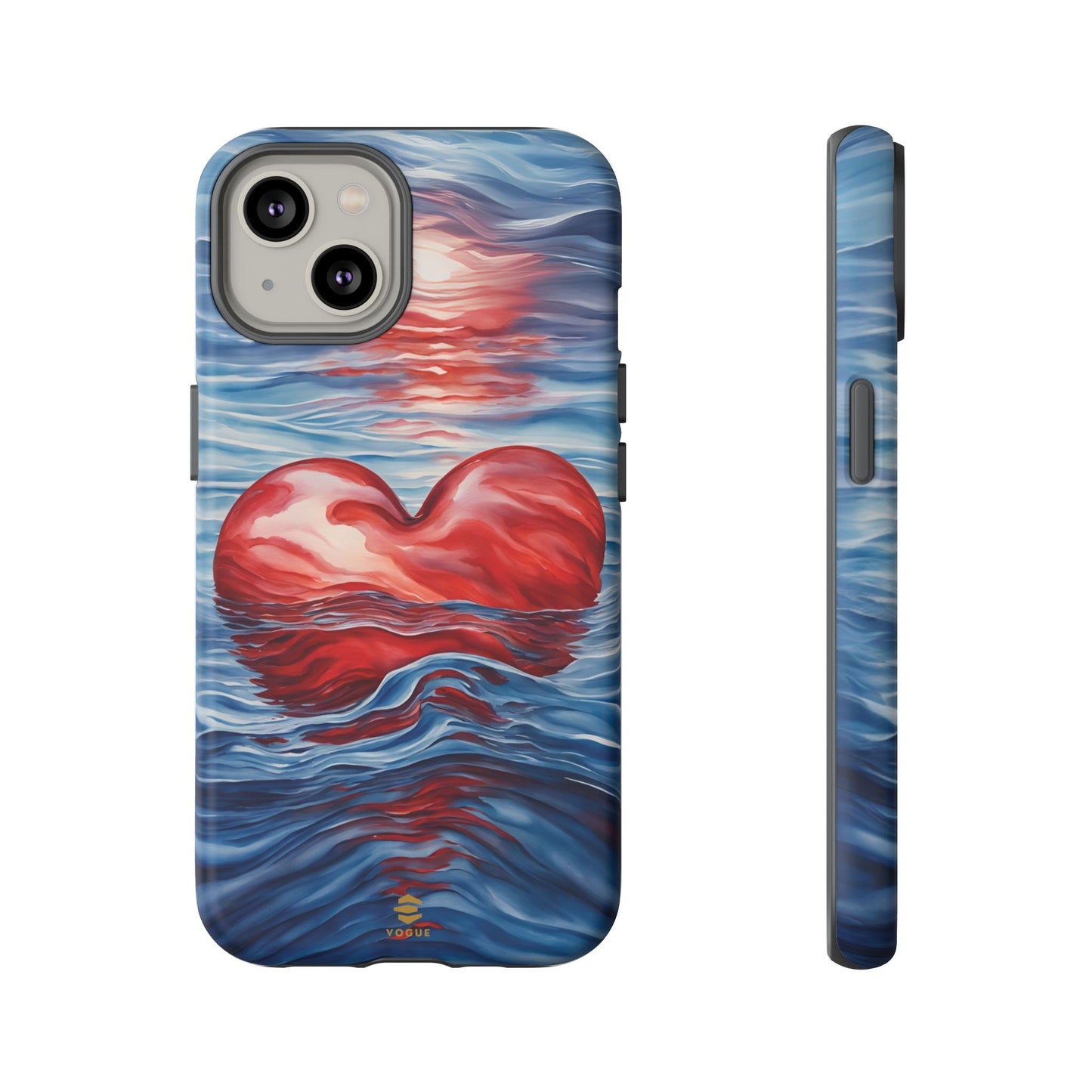 Deep Devotion Red Heart iPhone Tough Case Valentine's gift Protective Cover