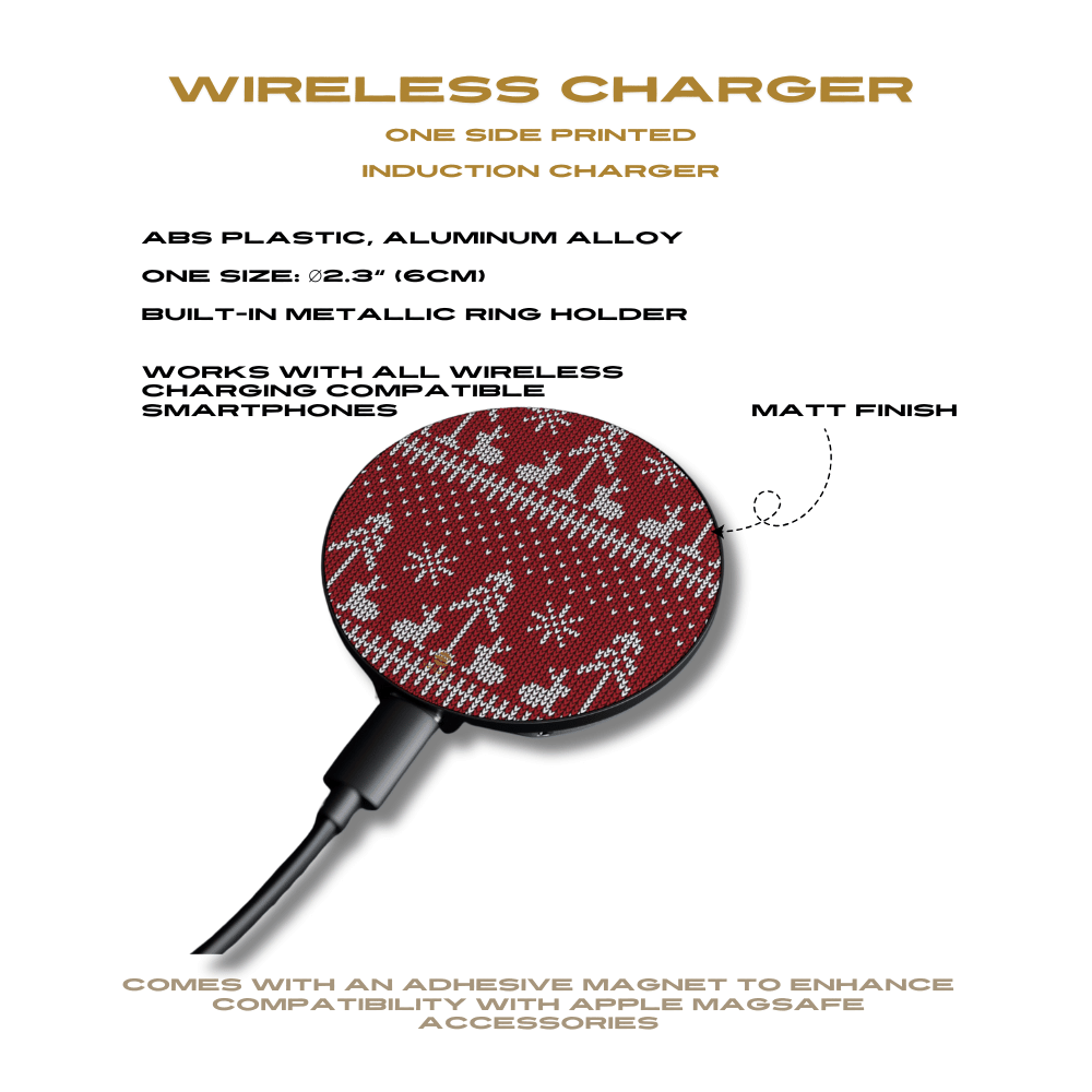 Red Xmas Induction Charger