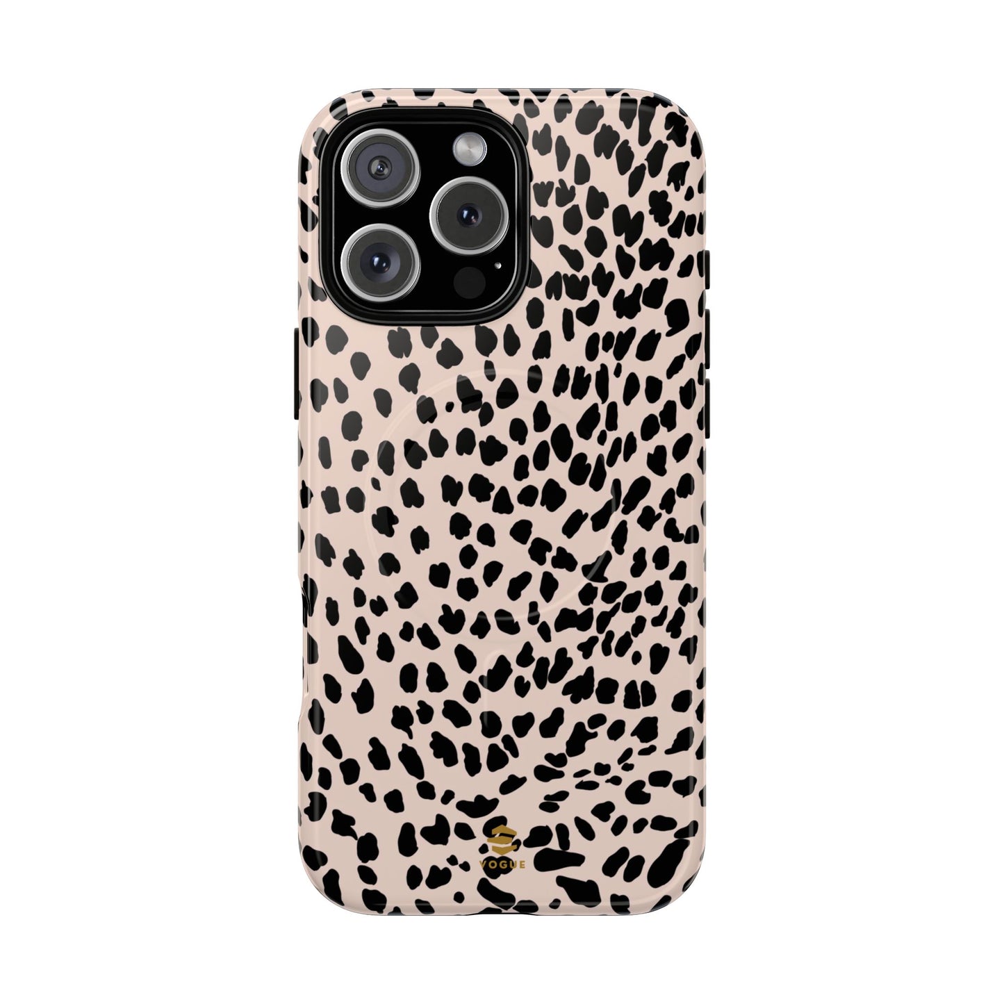 Beige Animal Print MagSafe iPhone Case