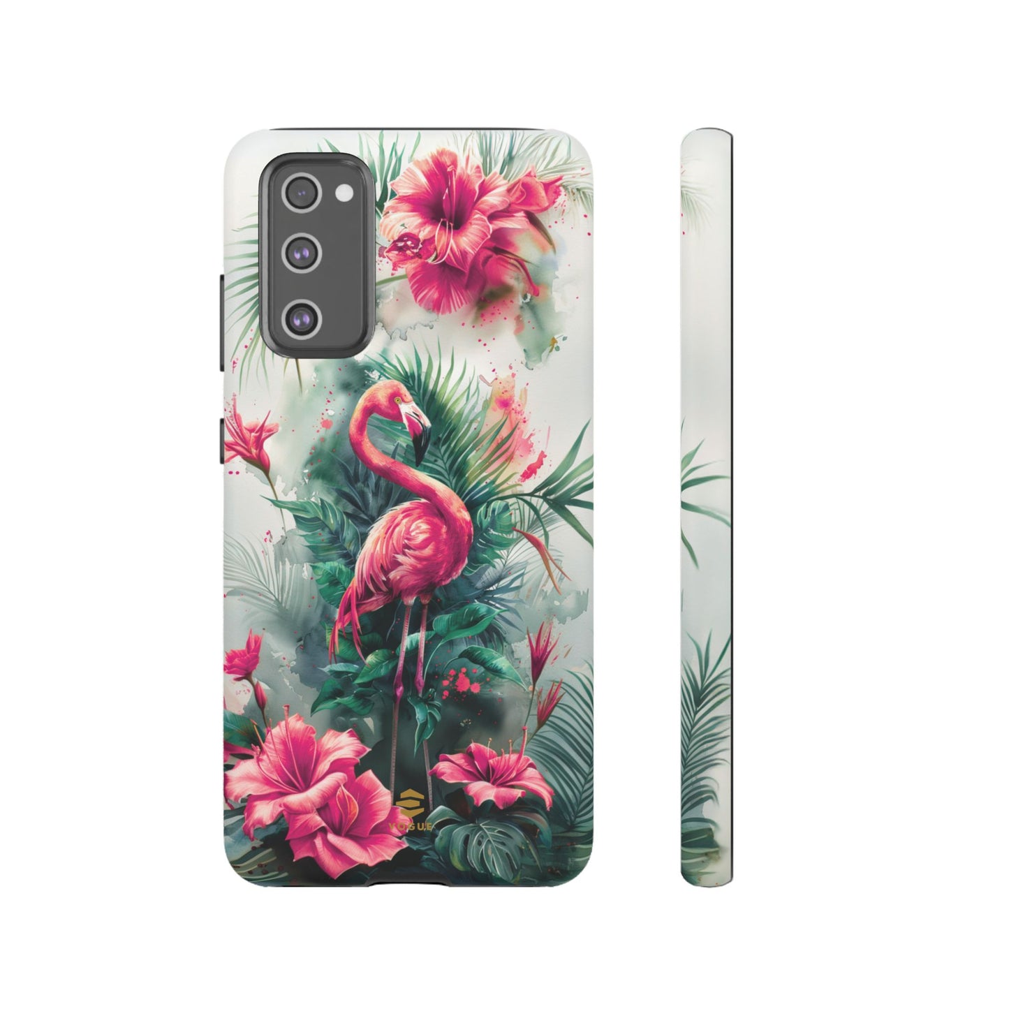 Flamingo Pink Tough Phone Case Galaxy