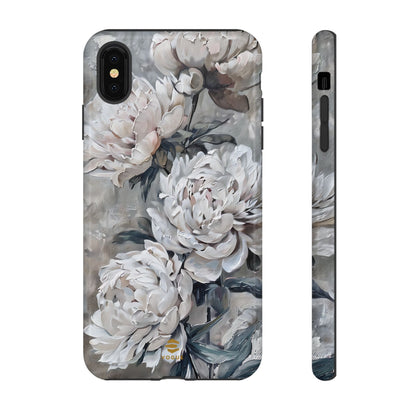 Funda para iPhone con pintura de peonías