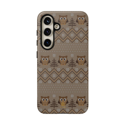 Owl Xmas Jumper Samsung Galaxy Case