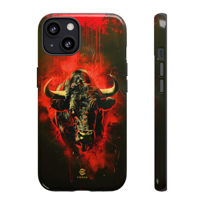 Bull Black iPhone Tough case