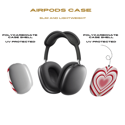 Red Hearts AirPod Max Cases Valentine's day gift for her