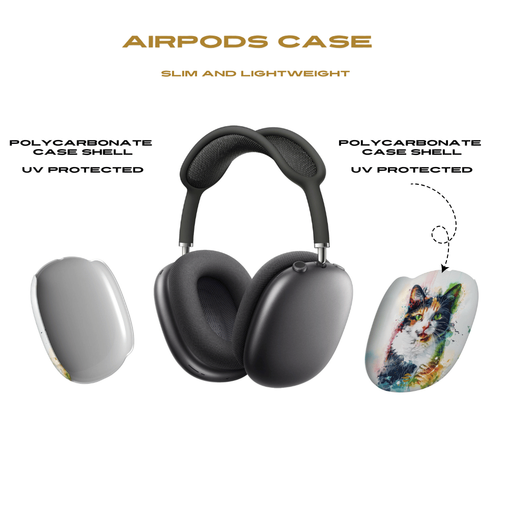 Custom Cat Mom AirPod Max Cases