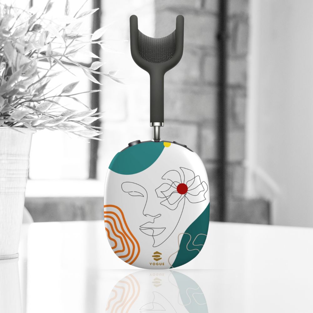 Women Face Line Art AirPod Max Cases