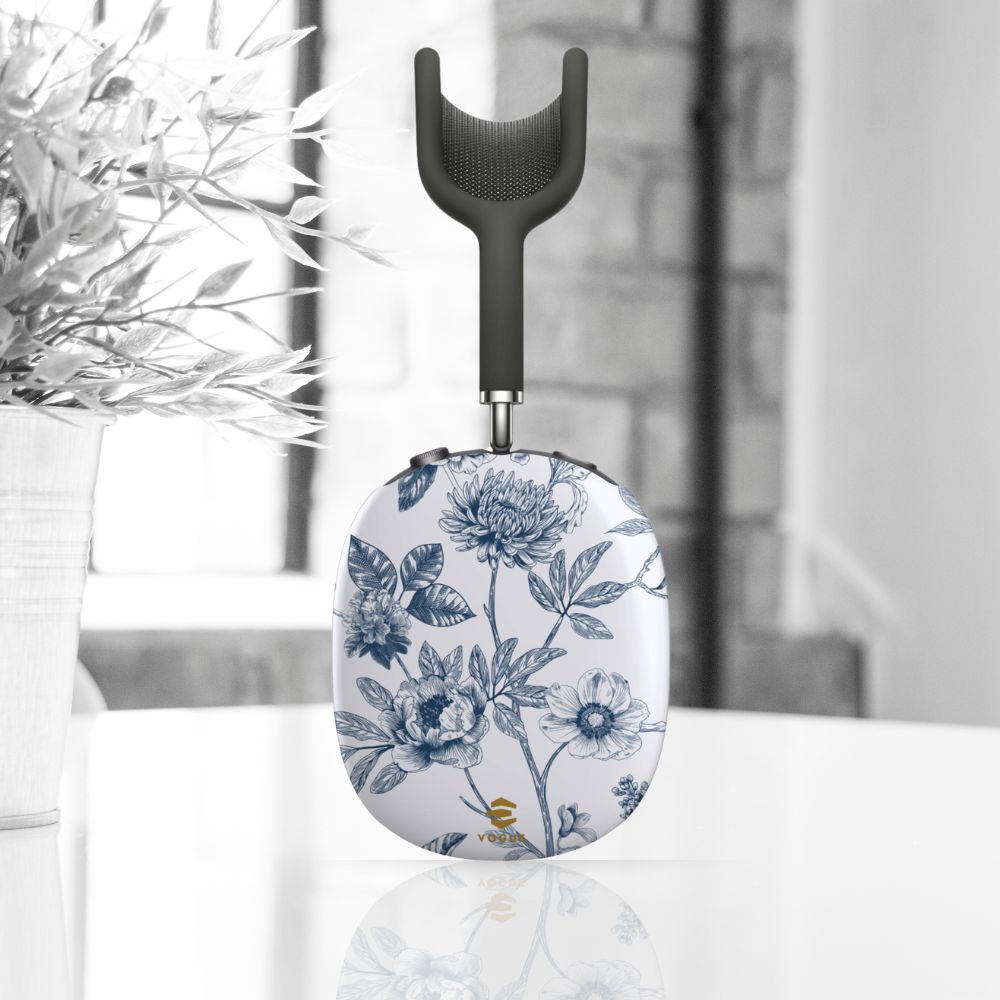 Floral Line Art AirPod Max Cases