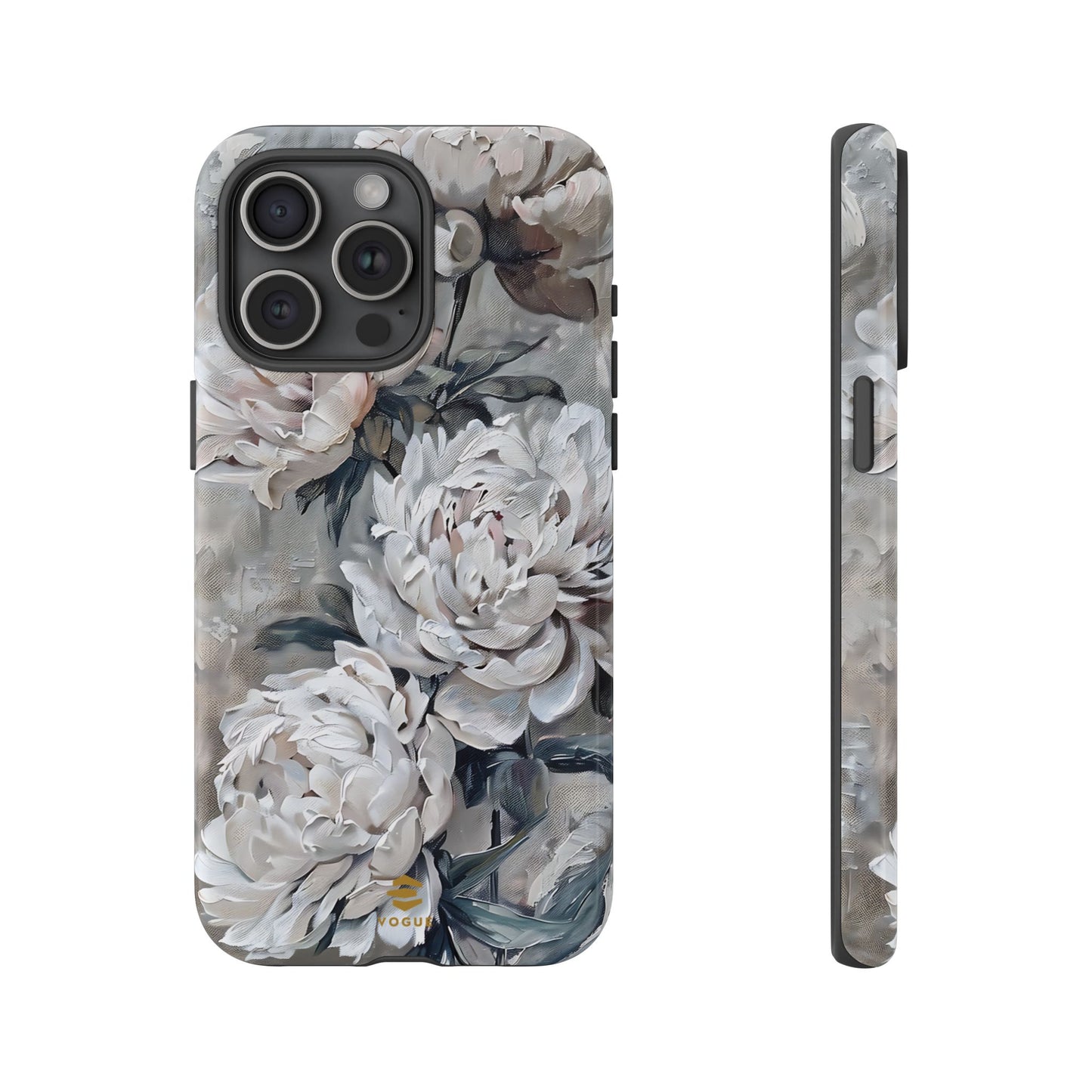 Funda para iPhone con pintura de peonías