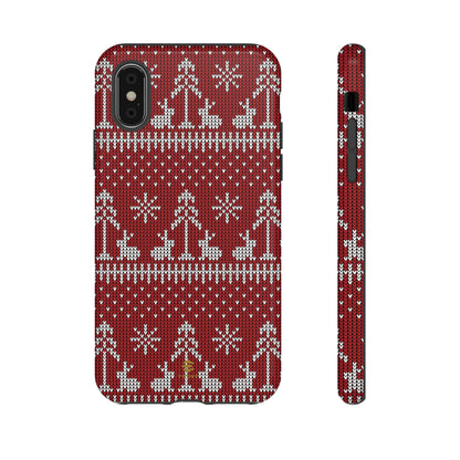 Red Xmas Jumper iPhone case