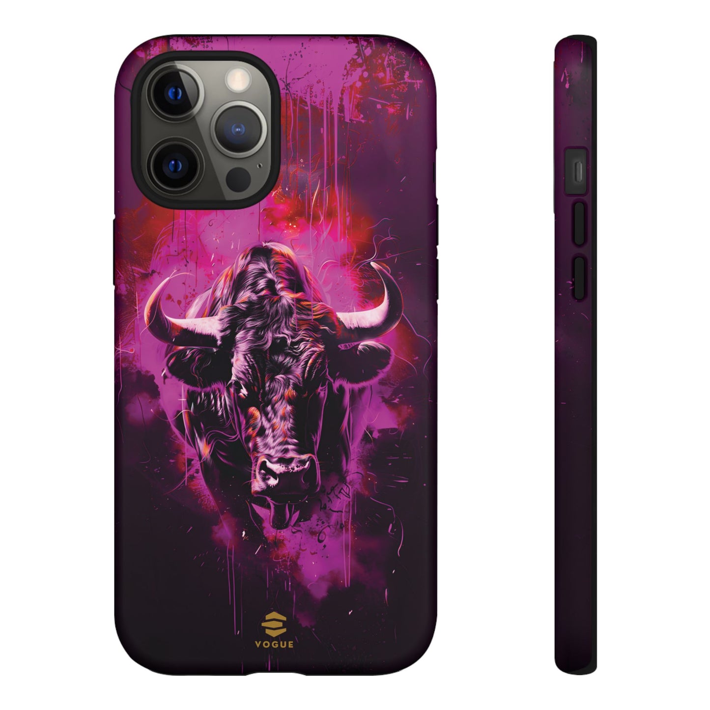 Bull Hot Pink iPhone Case