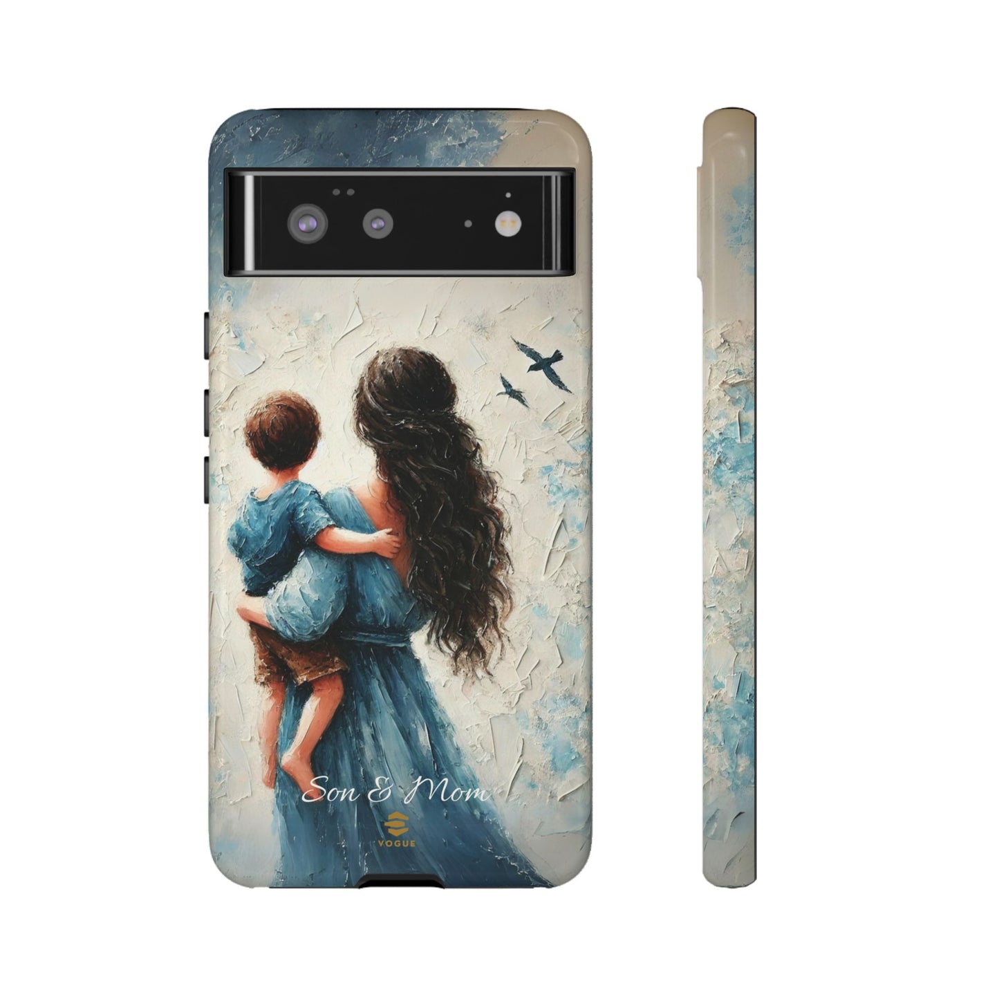 Custom Son & Mom Google Pixel Tough Phone Case