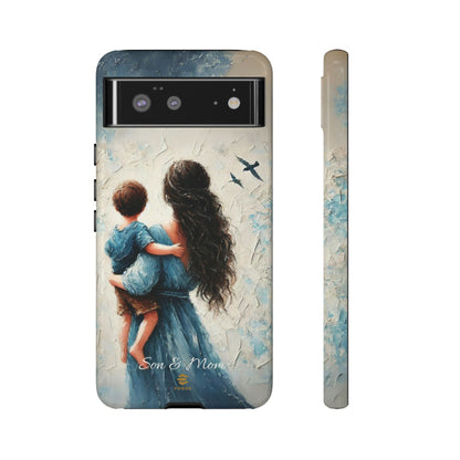 Custom Son & Mom Google Pixel Tough Phone Case