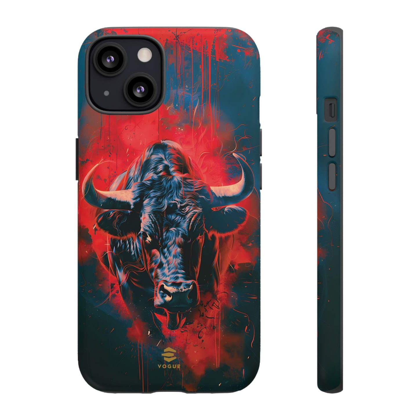 Bull Teal iPhone Case