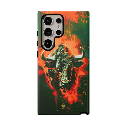 Green Bull Samsung Galaxy Tough Case