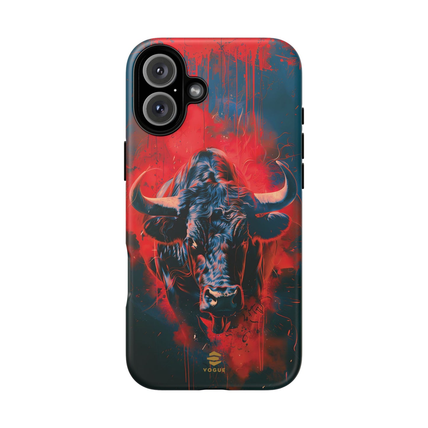 Bull Teal iPhone Case