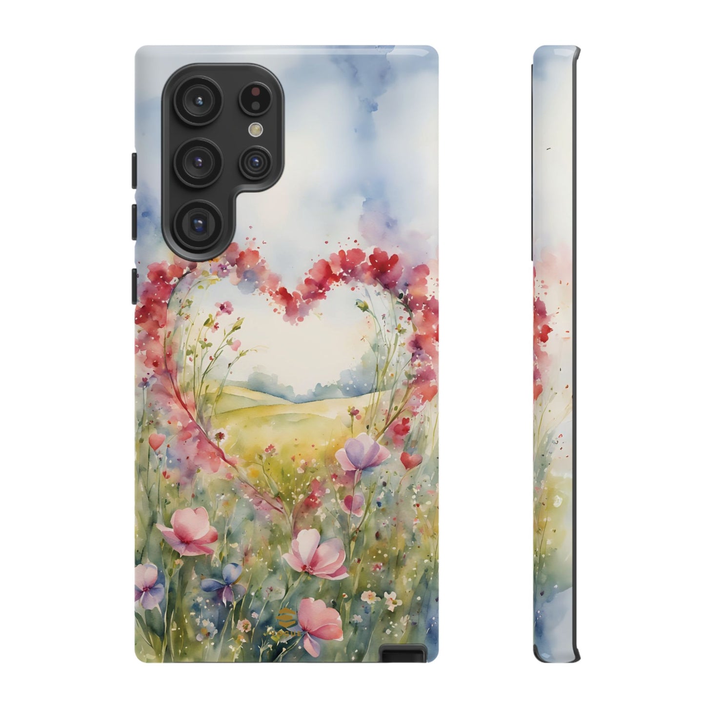 Flower heart Tough Phone Case for Samsung