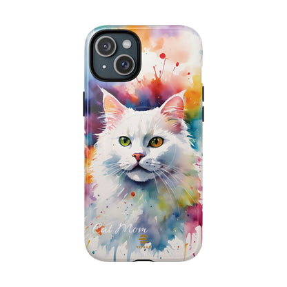 Custom White Cat  Magsafe Phone Case