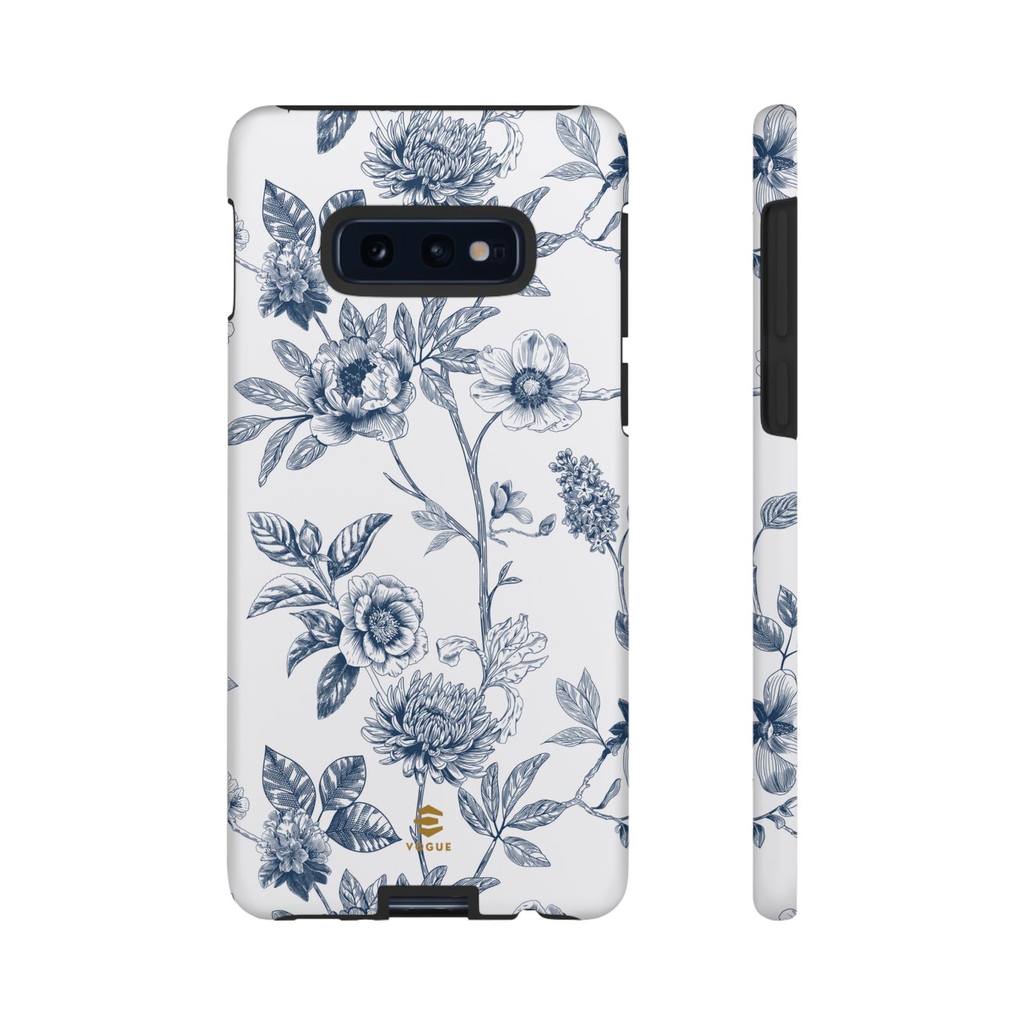 Floral Line Art Tough Phone Case Samsung
